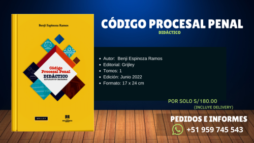 CÓDIGO PROCESAL PENAL DIDÁCTICO