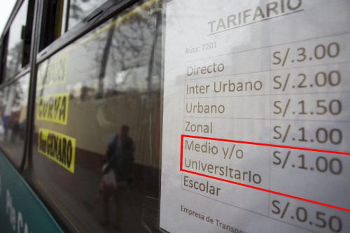 La ley y el medio pasaje