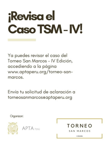 Torneo San Marcos - IV Edición