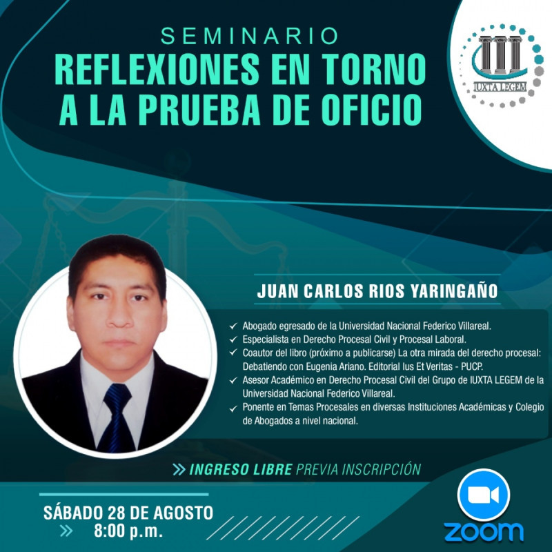 REFLEXIONES EN TORNO A LA PRUEBA DE OFICIO