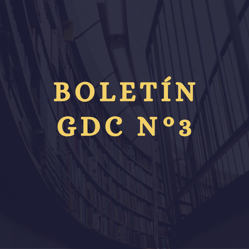 Boletín Informativo N° 3 del GDC