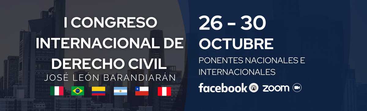 CONGRESO INTERNACIONAL DE DERECHO CIVIL - JOSÉ LEÓN BARANDIARÁN