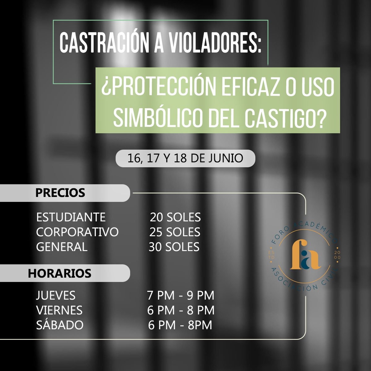 “Castración a violadores ¿Protección eficaz o uso simbólico del castigo?”