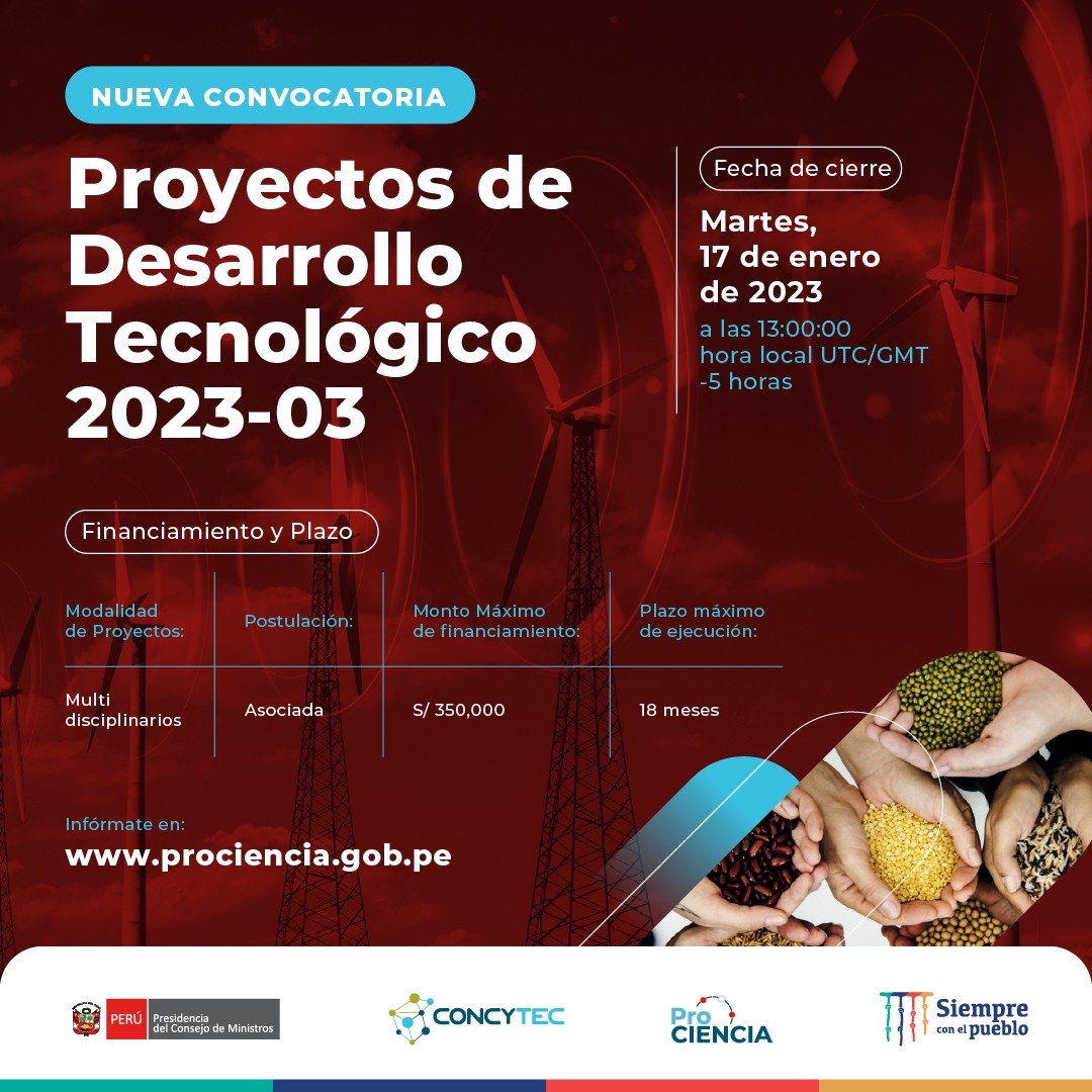 ProCiencia: Participar en la convocatoria Proyectos de Investigación Básica 2023-01