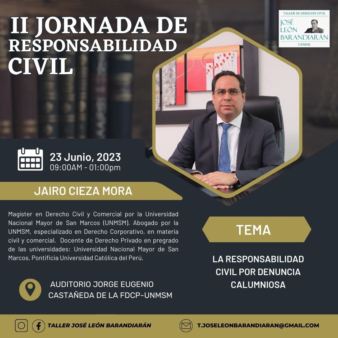 II JORNADA DE RESPONSABILIDAD CIVIL