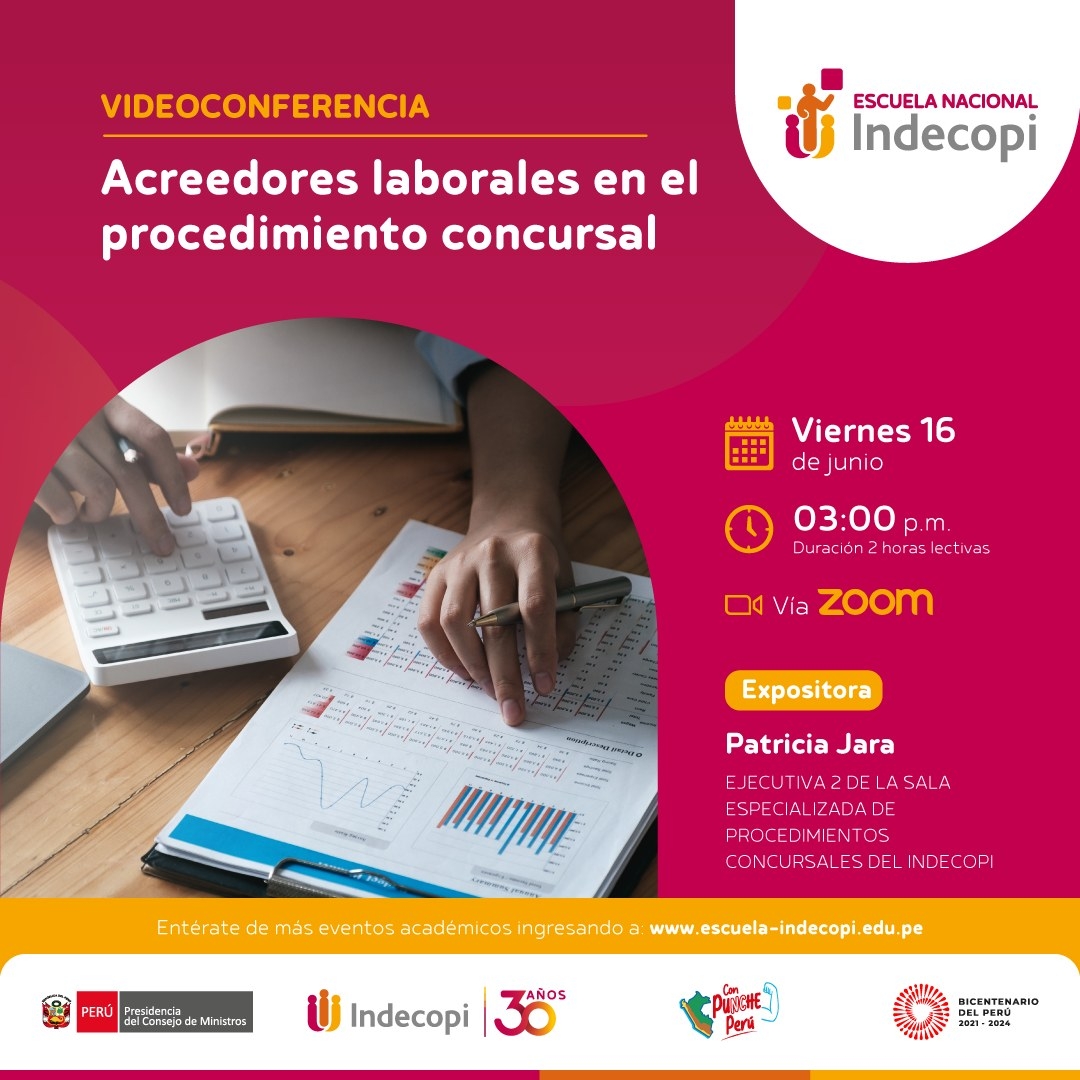 Videoconferencia "Acreedores laborales en el procedimiento concursal"