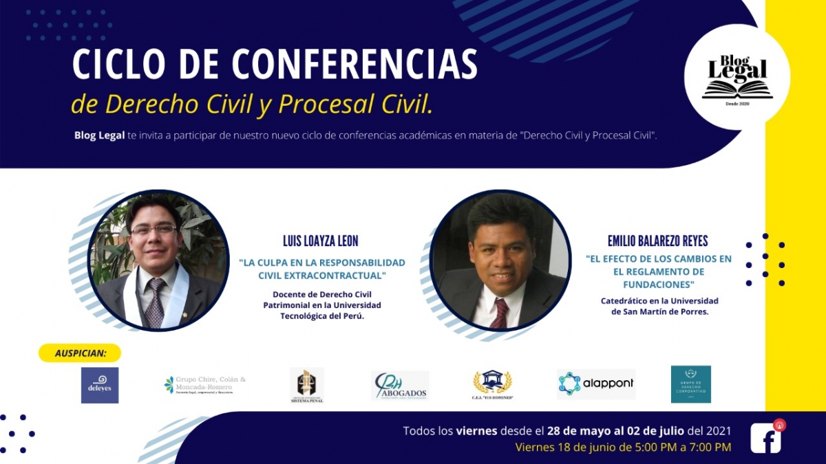 CICLO DE CONFERENCIAS: DERECHO CIVIL Y PROCESAL CIVIL