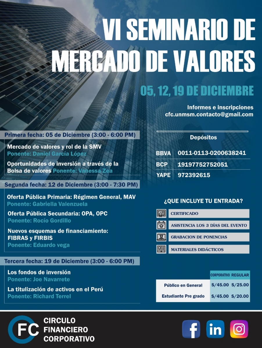 VI SEMINARIO DE MERCADO DE VALORES