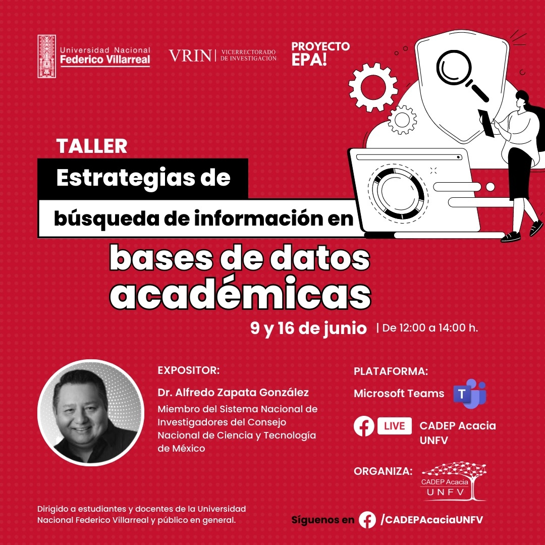 UNFV | Taller de búsqueda de información en base de datos academicas