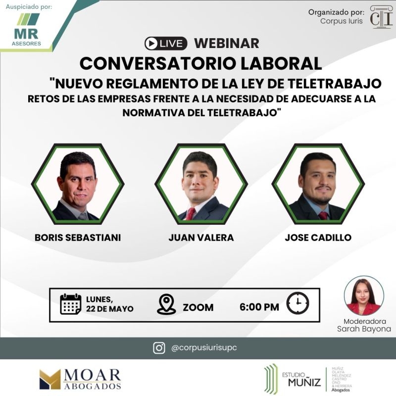 Corpus luris: Nuevo reglamento de la Ley de Teletrabajo, retos de las empresas frente a la necesidad de adecuarse a la normativa del teletrabajo