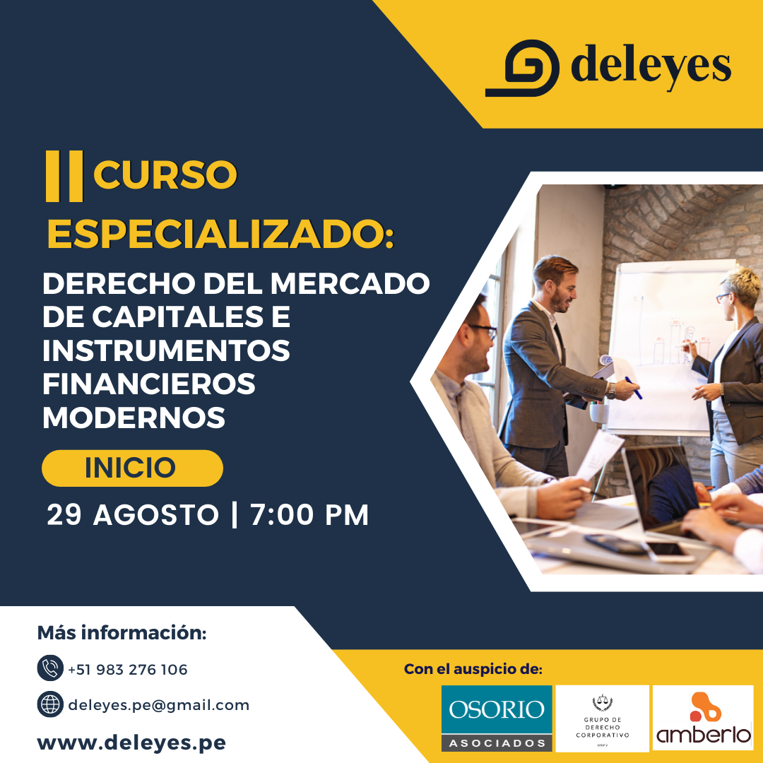 II Curso de Especialización en Derecho del Mercado de Capitales e Instrumentos Financieros