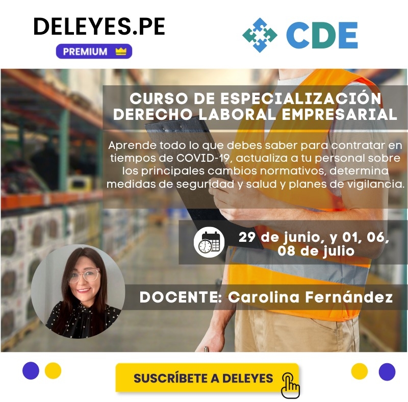 Curso de Especialización en Derecho Laboral Empresarial