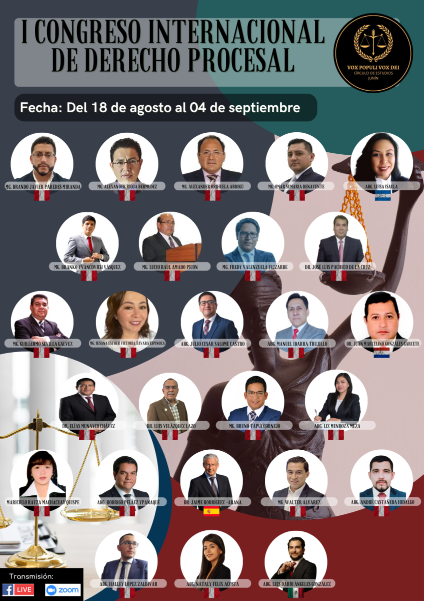 I CONGRESO INTERNACIONAL DE DERECHO PROCESAL