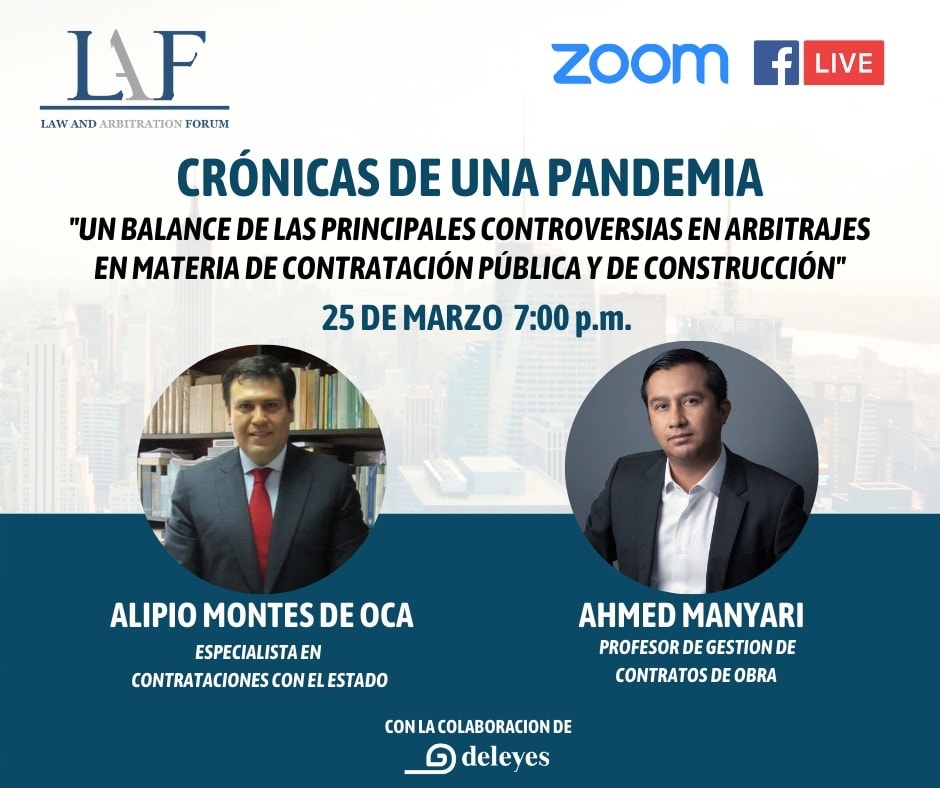 Crónicas de una pandemia "Un balance de las principales controversias en arbitrajes en materia de contratación pública y de construcción"